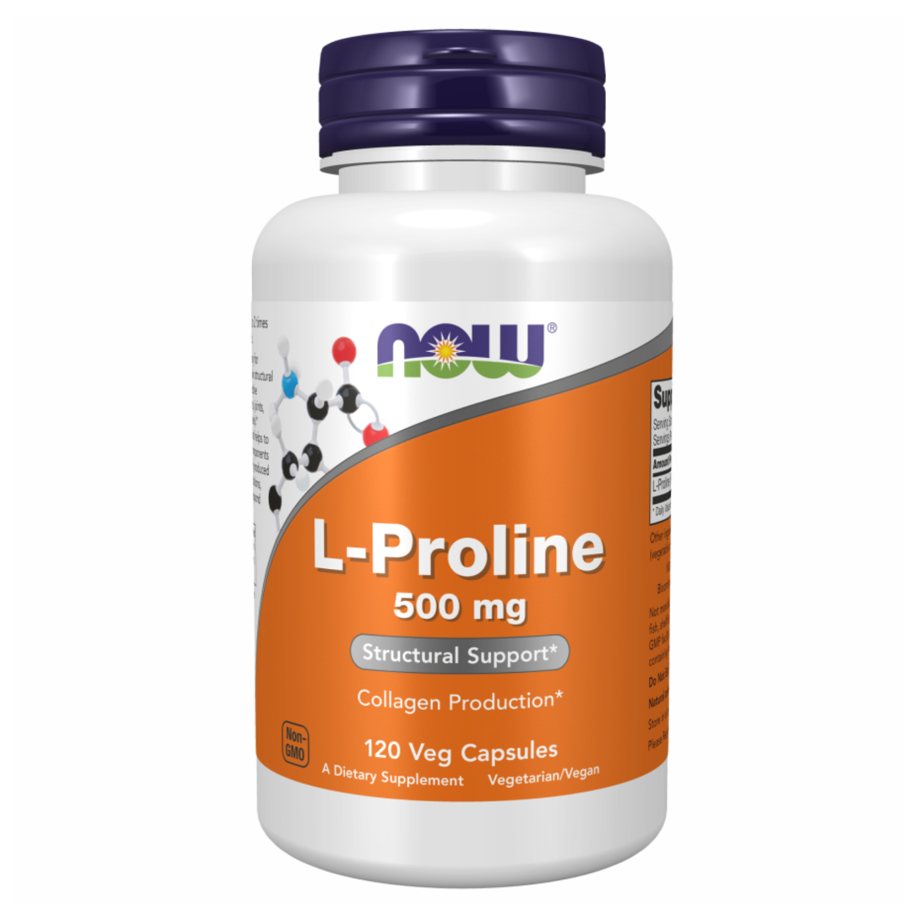 L-Proline 500mg - 120 vcaps фото1