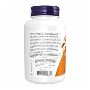 Betaine HCI 648mg - 120vcaps фото3