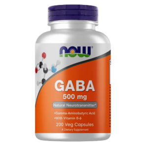 GABA 500mg - 200 veg caps фото1