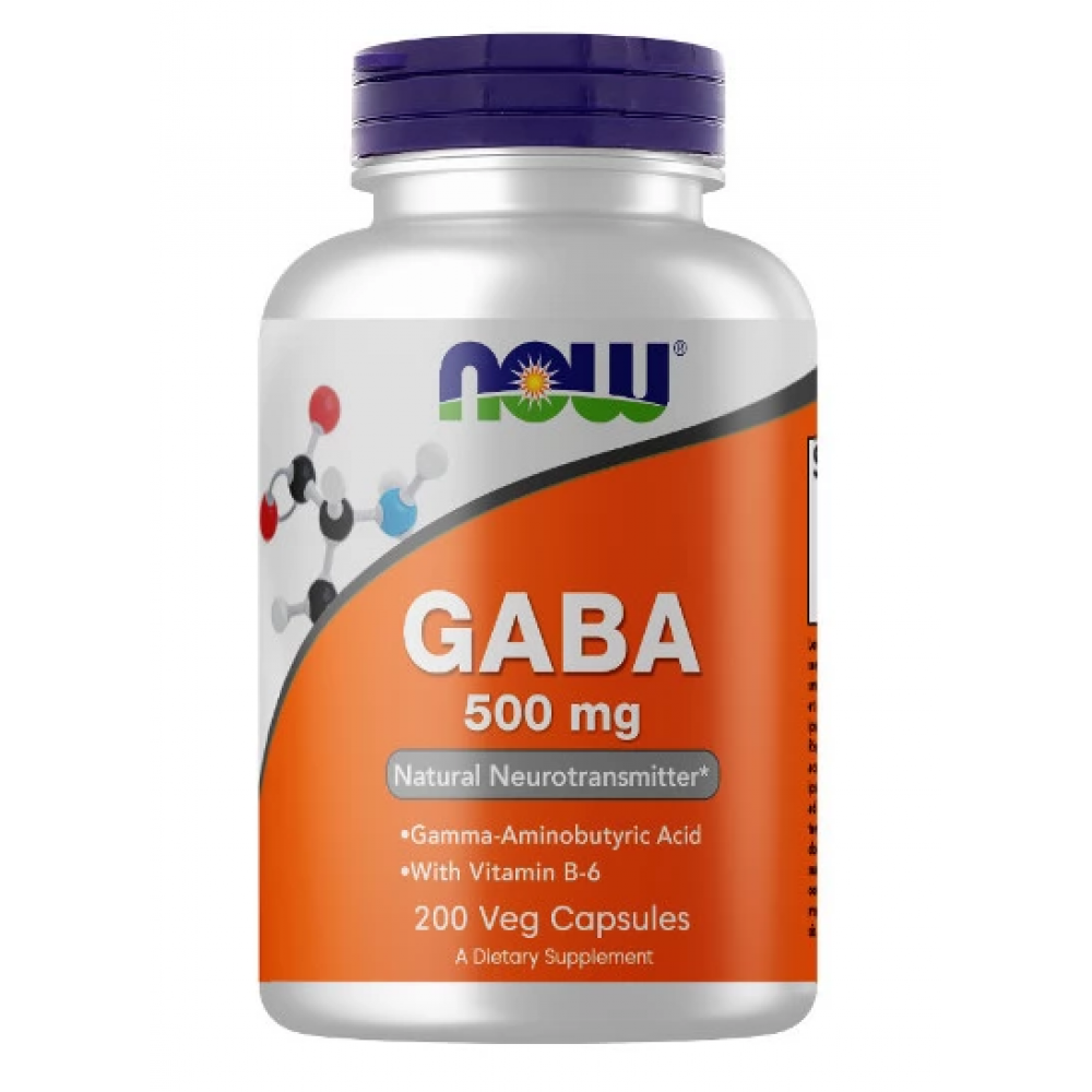 GABA 500mg - 200 veg caps фото1