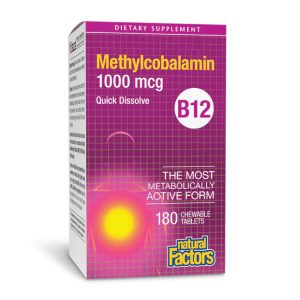 B12 Methylcobalamin 1000 mcg - 180 tabs фото1