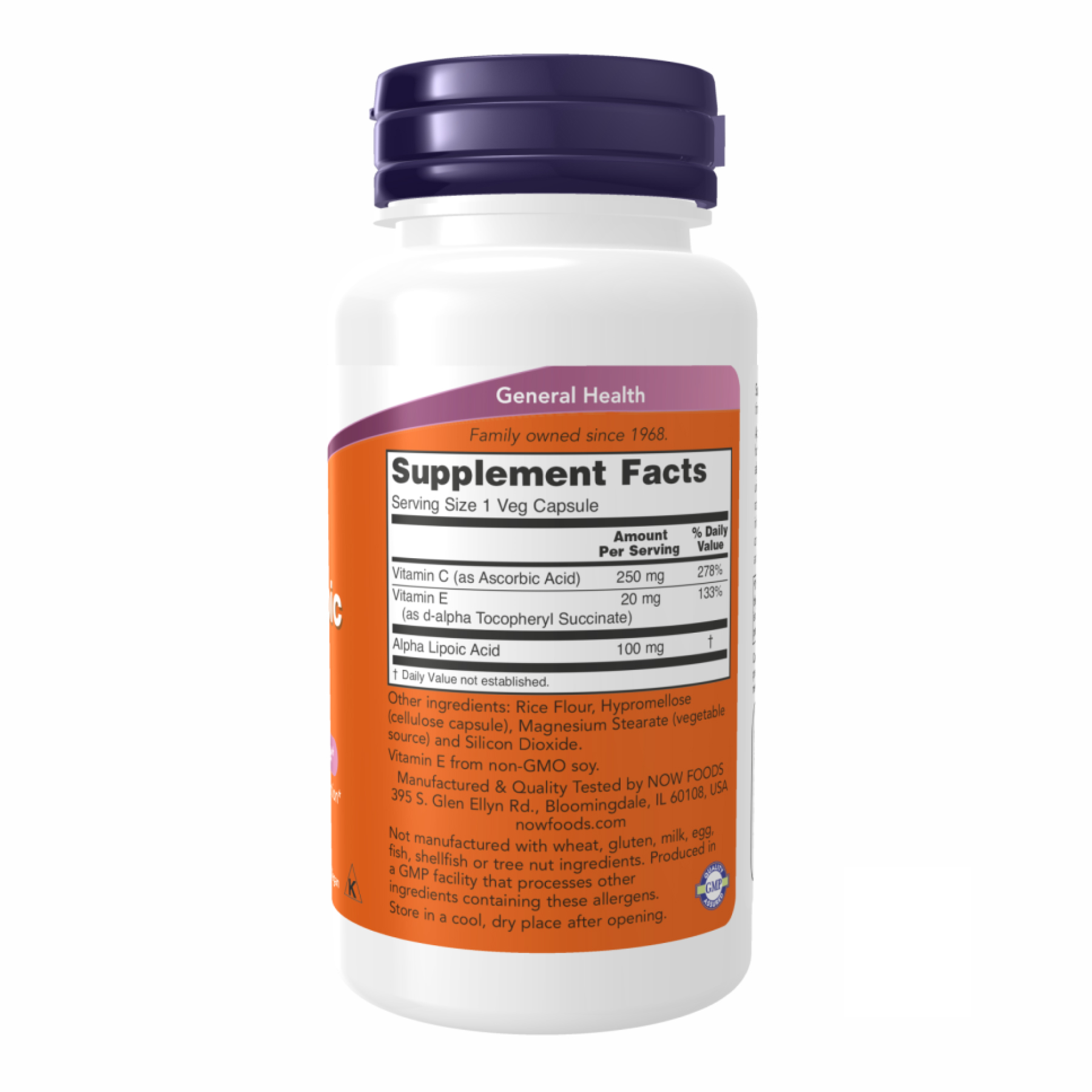 Alpha Lipoic Acid 100mg - 60vcaps фото2