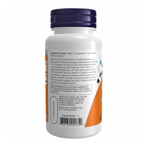 Acetyl L-Carnitine 500mg - 50 vcaps фото3