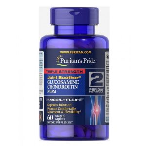 Glucosamine Chondroitin MSM Triple Strength - 60 caplets фото1