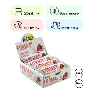 Forma Bar - 12x60g Strawberry yogurt фото1