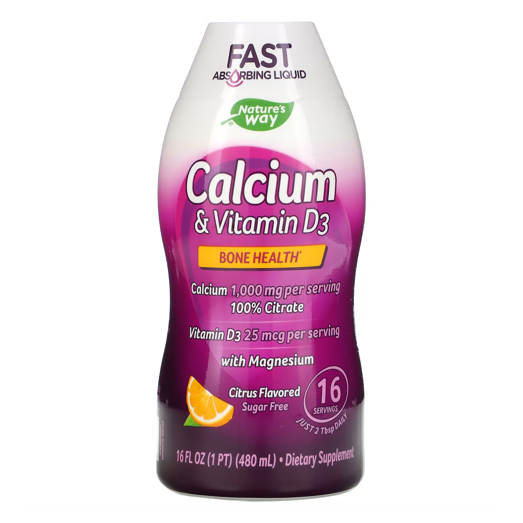 Calcium & Vitamin D - 16 oz фото1