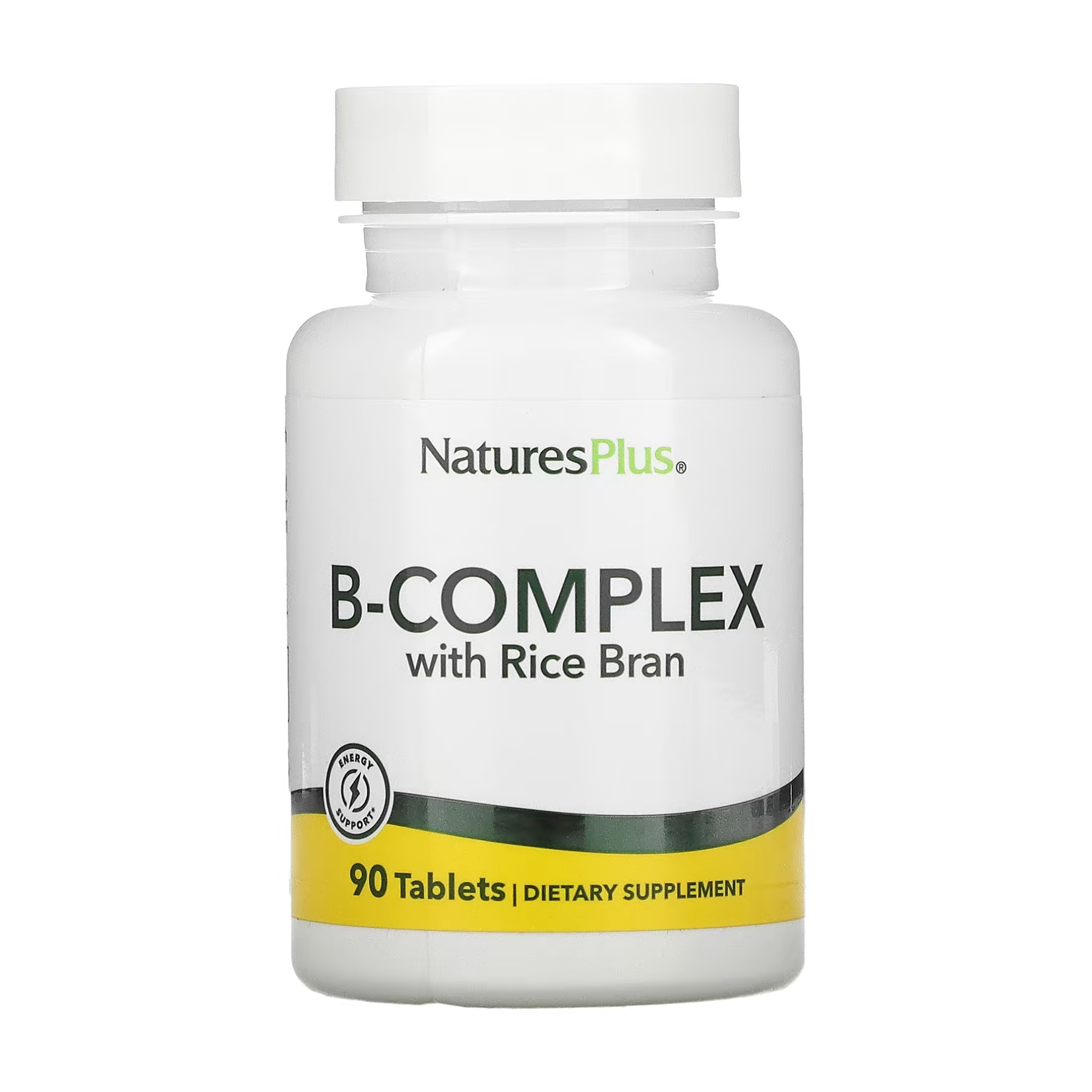 B-Complex with Rice Bran - 90 tabs фото1