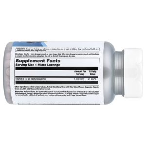 B12 Methylcobalamin 1000mcg - 60 lozenges Berry фото2