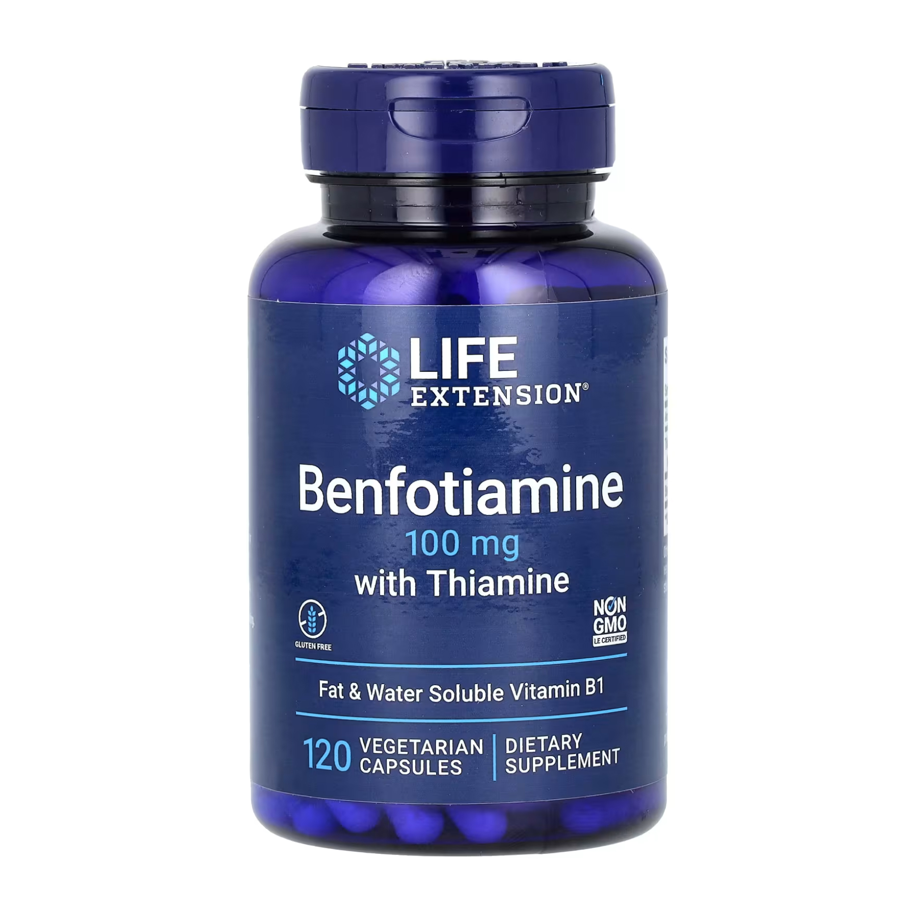 Benfotiamine with Thiamine 100 mg - 120 vcaps фото1