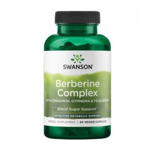 Berberine Complex with Cinnamon Gymnema & Fenugreek - 90 vcaps фото1
