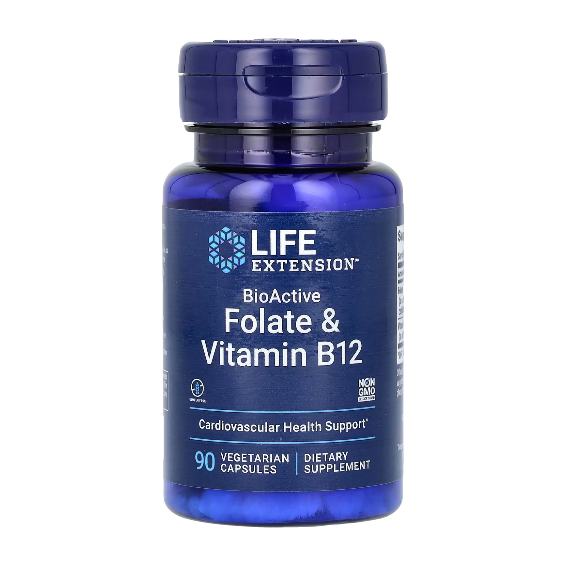 BioActive Folate & Vitamin B12 - 90 vcaps фото1