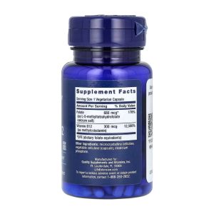 BioActive Folate & Vitamin B12 - 90 vcaps фото2