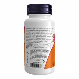BIOTIN 5000mcg - 60 vcaps фото3
