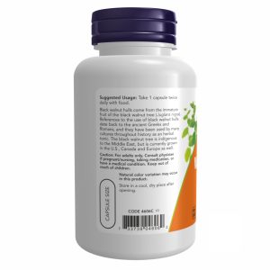 Black Walnut Hulls 500 mg - 100 vcaps фото3