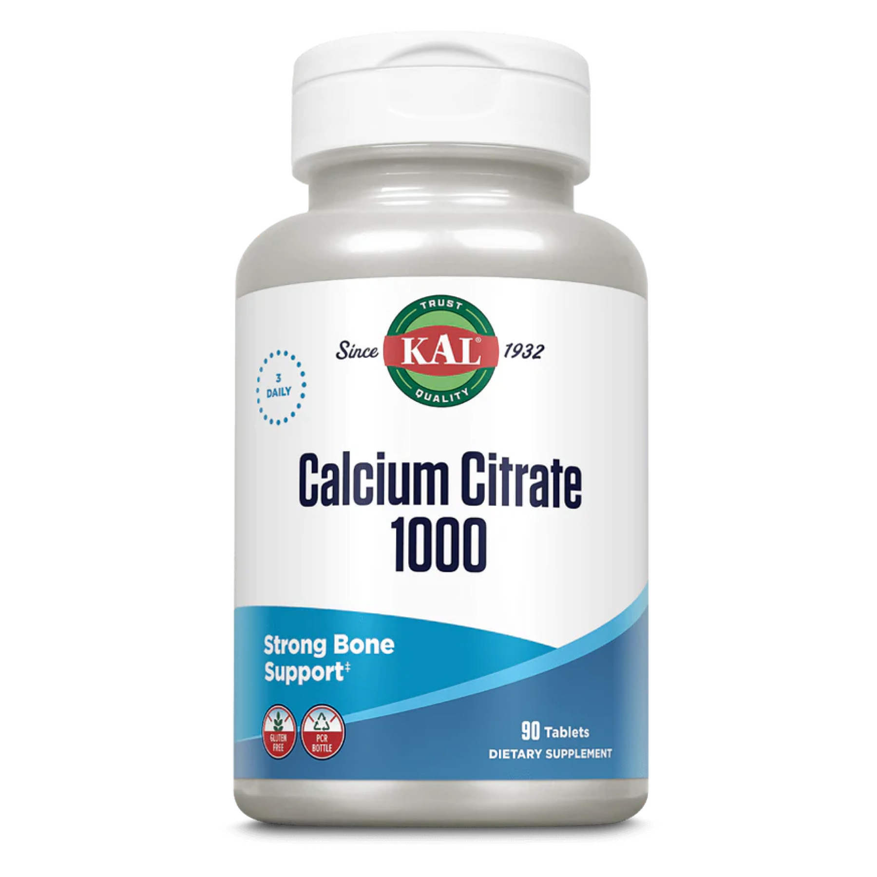 Calcium Citrate 1000mg - 90 tabs фото1