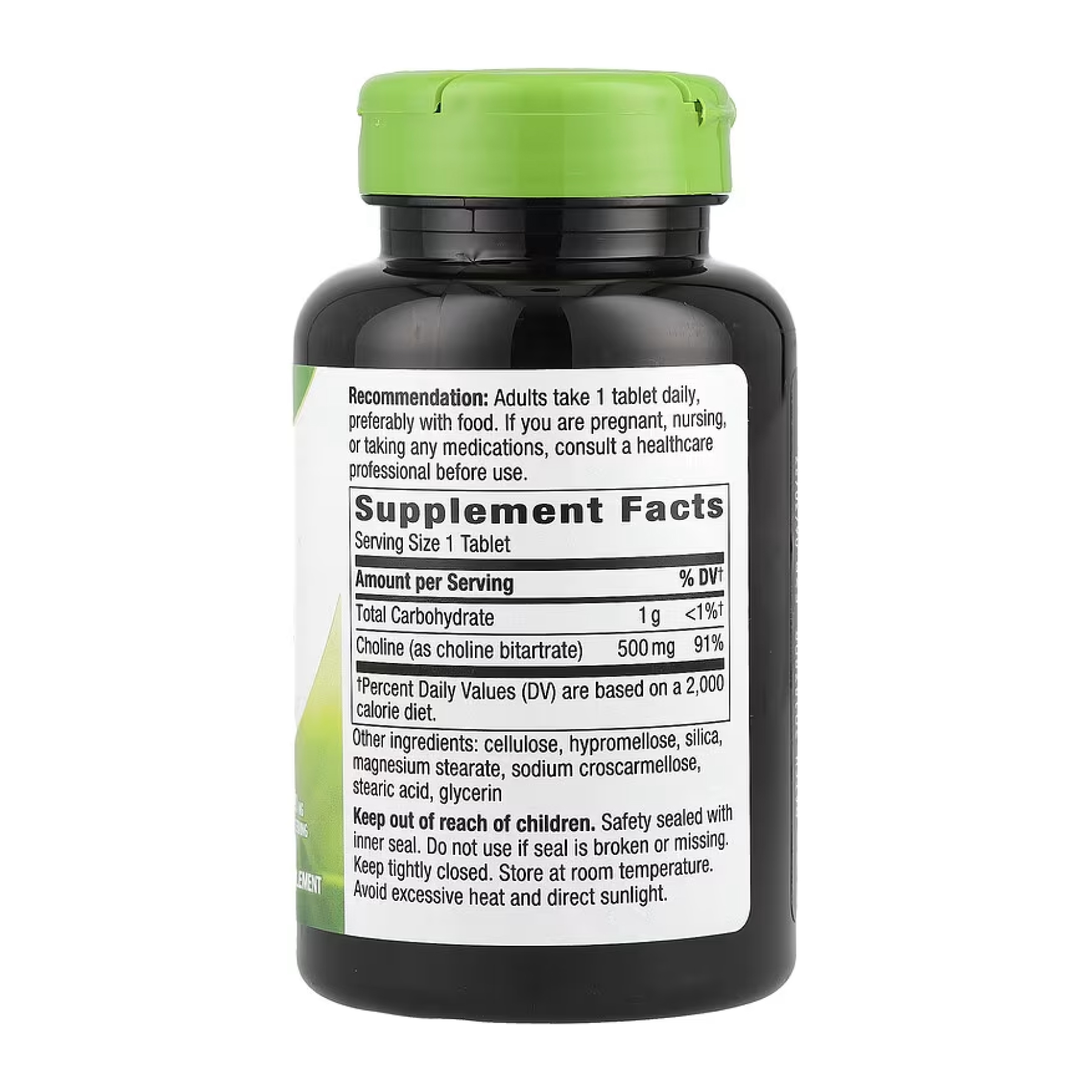 Choline 500 mg - 100 tabs фото2