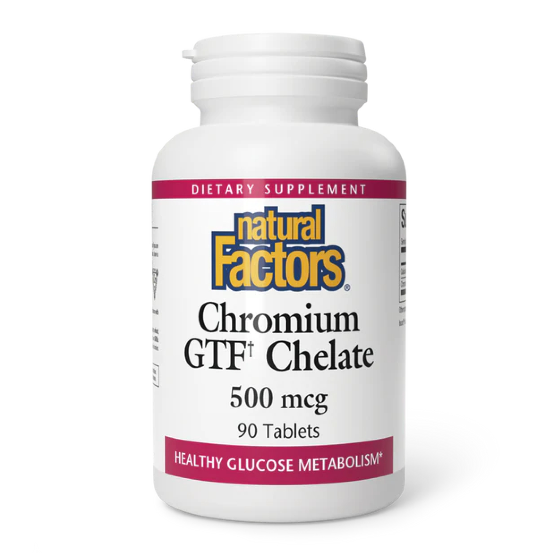 Chromium GTF Chelate 500mcg - 90 tabs фото1