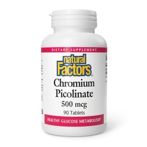 Chromium Picolinate 500mcg - 90 tabs фото1