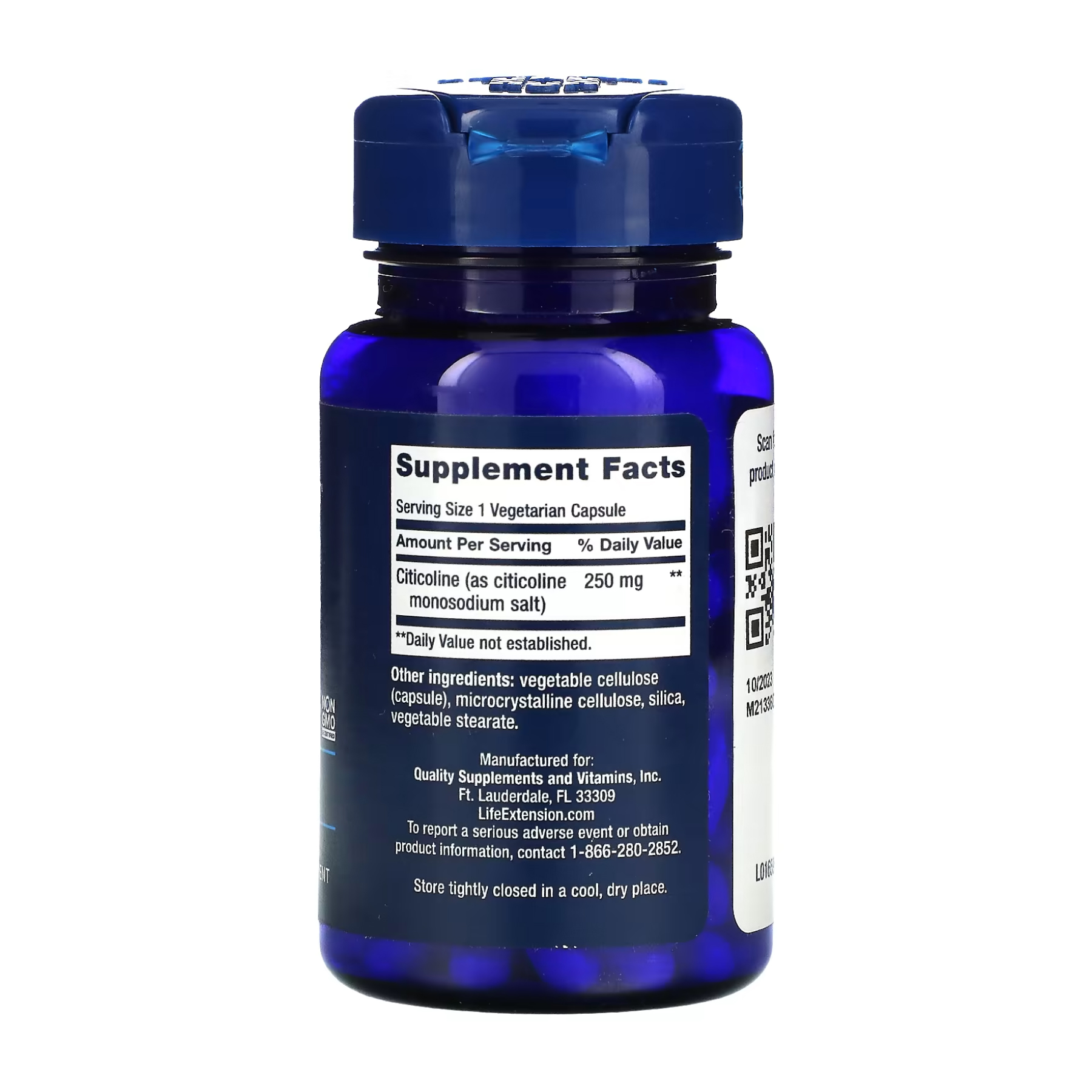 Citicoline (CDP-Choline) - 60 vcaps фото2