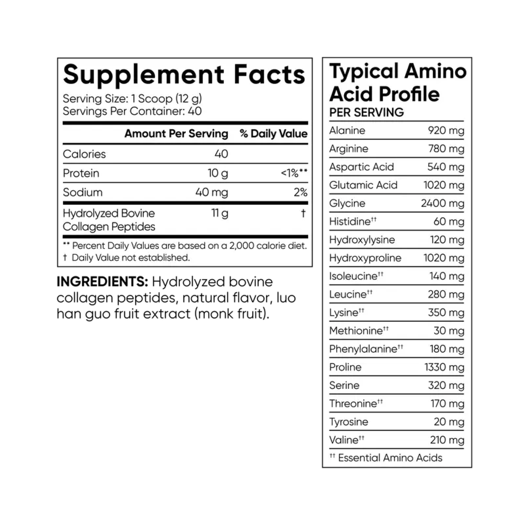 Collagen Peptides - 480g Vanilla Bean фото2