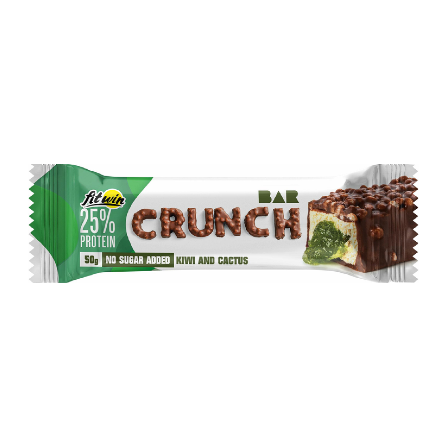 Crunch Bar - 12x50g Kiwi and Cactus фото1