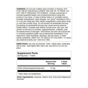DHEA 10mg - 60 tabs фото2
