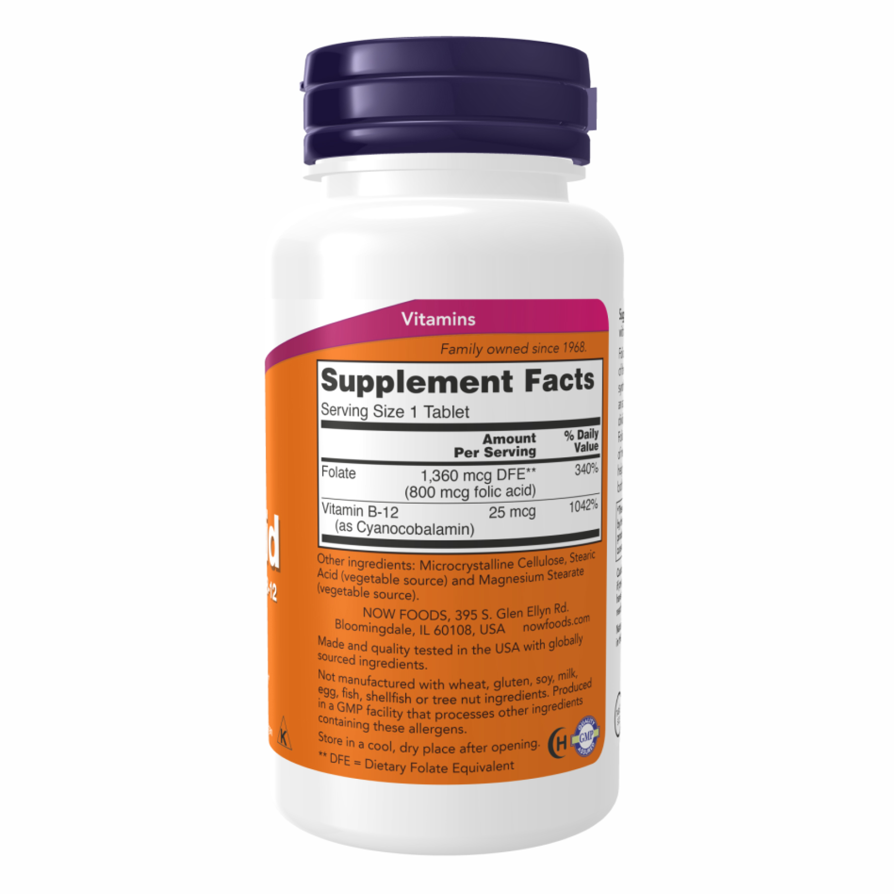 Folic Acid 800mcg - 250 tabs фото2
