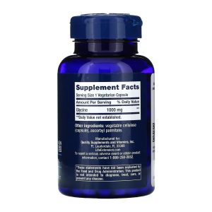 Glycine 1000 mg - 100 vcaps фото2