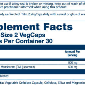L-Lysine Monolaurin 1:1 - 60 vcaps фото2