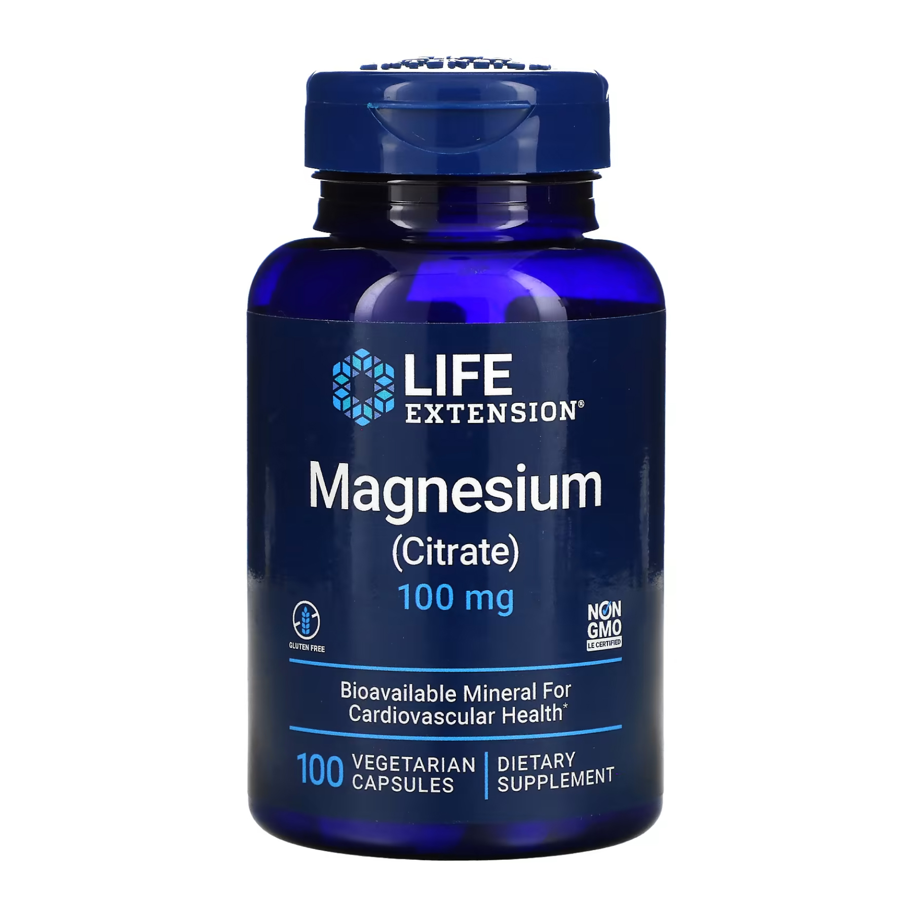 Magnesium (Citrate) 100 mg - 100 vcaps фото1