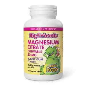 Magnesium Citrate 50mg - 60 tabs Bubble Gum фото1