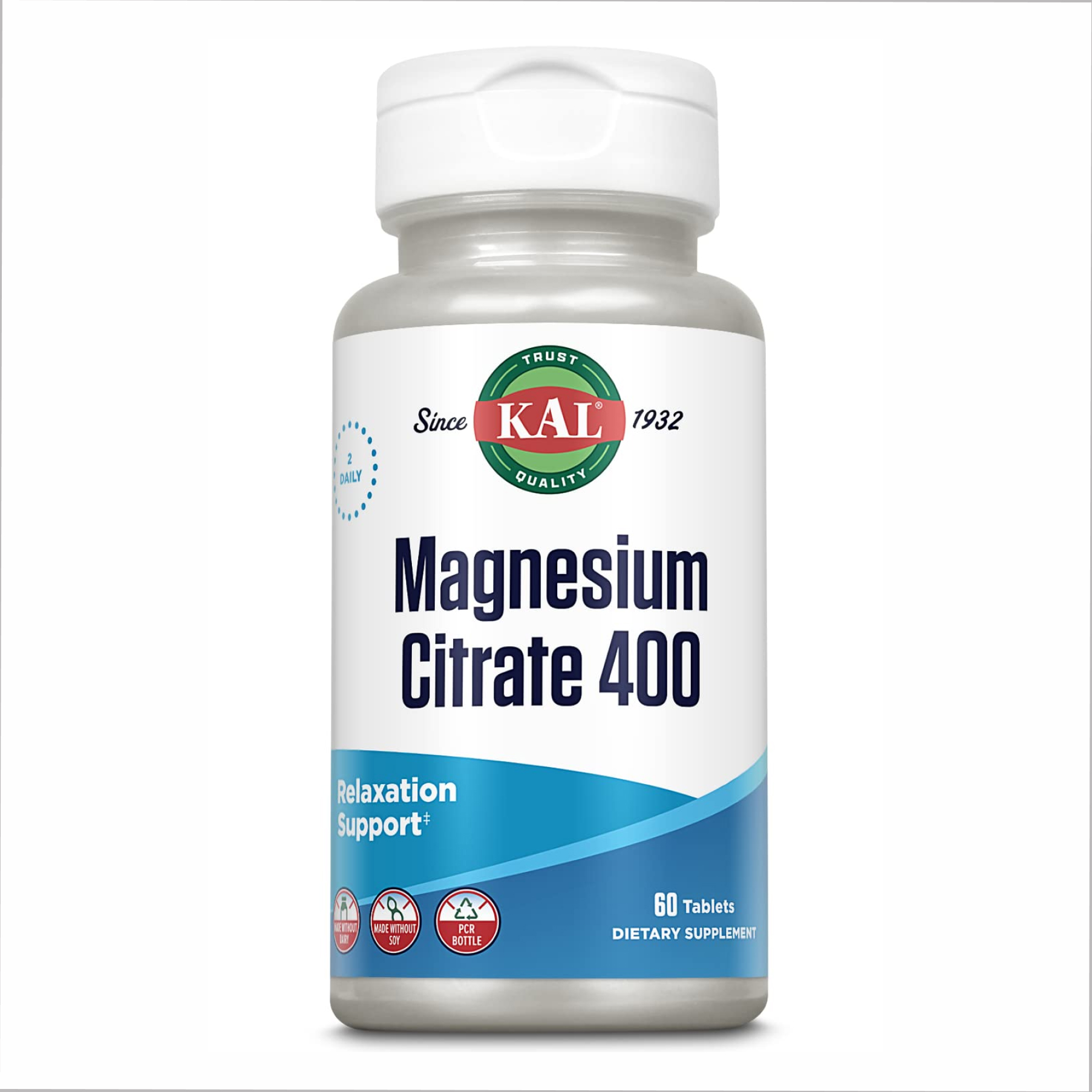 Magnesium Citrate 400mg - 60 tabs фото1