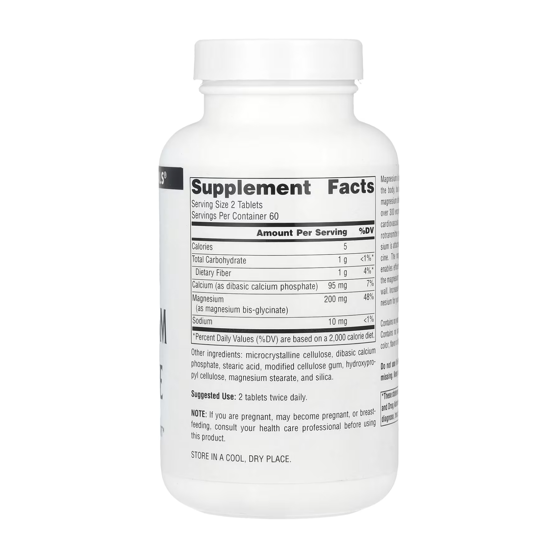 Magnesium Glycinate - 120 tabs фото2