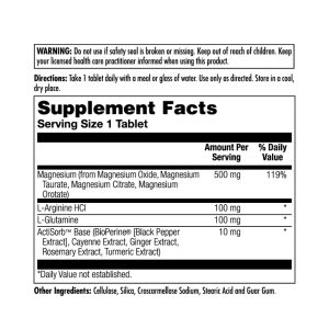 Magnesium One Daily 500mg - 60 tabs фото2