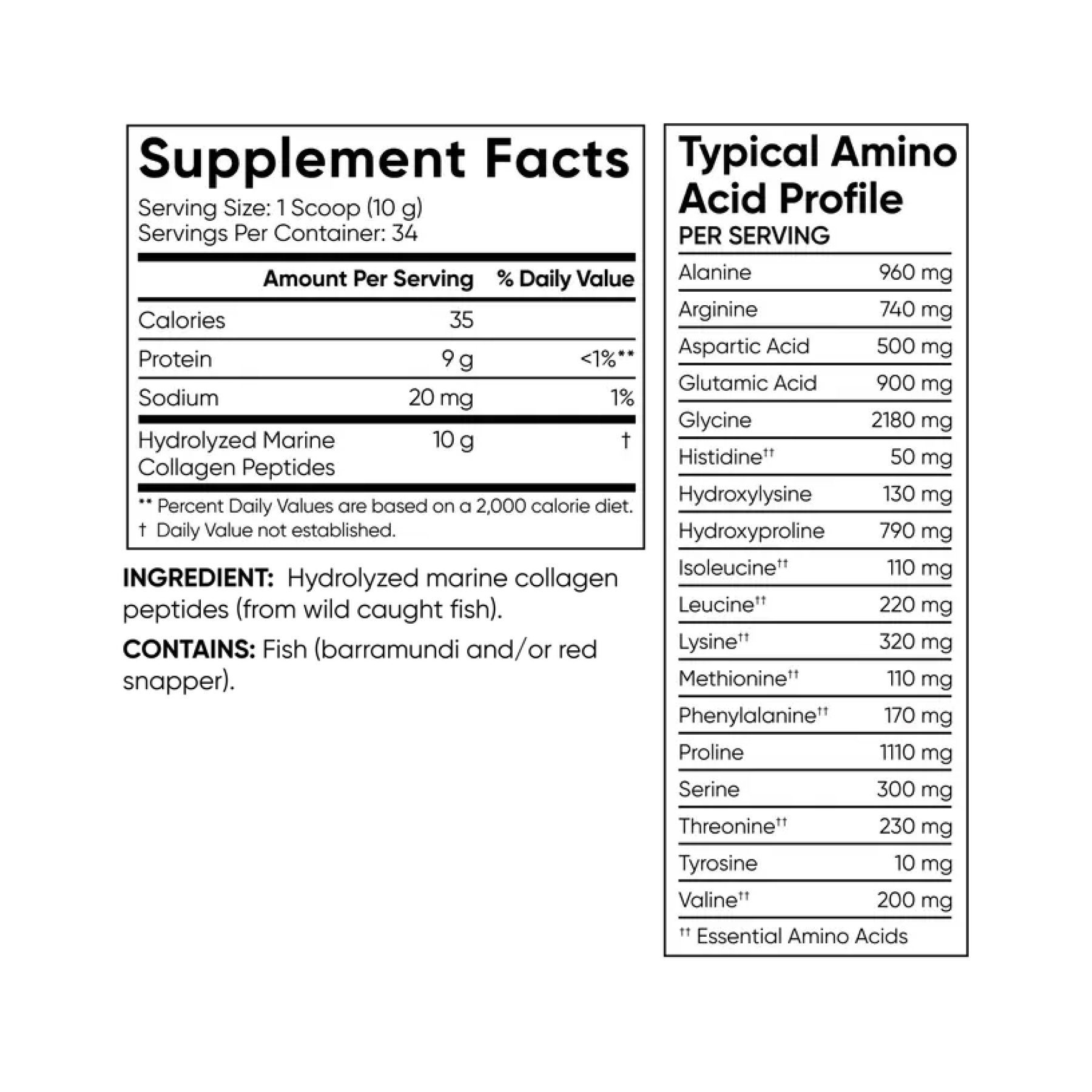 Marine Collagen - 340g фото2