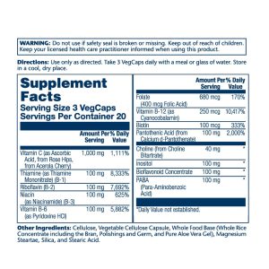 Mega Vitamin B-Stress - 60 vcaps фото2