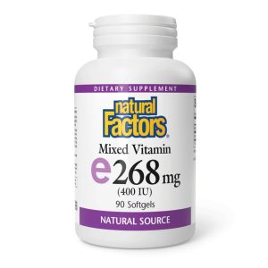 Mixed Vitamin E 268 mg (400 IU) - 90 softgels фото1