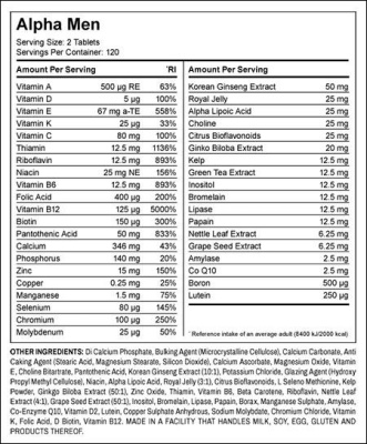 Alpha Men - 120tabs фото2