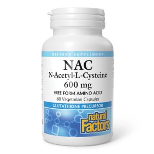 N-Acetyl-L-Cysteine Amino Acid 600mg - 60 vcaps фото1