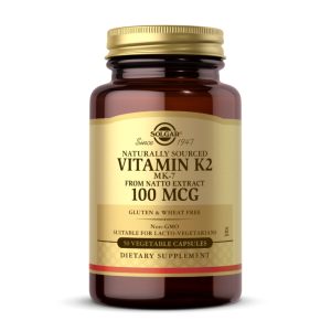 Naturally Sourced Vitamin K2 (MK-7) 100mcg - 50 vcaps фото1