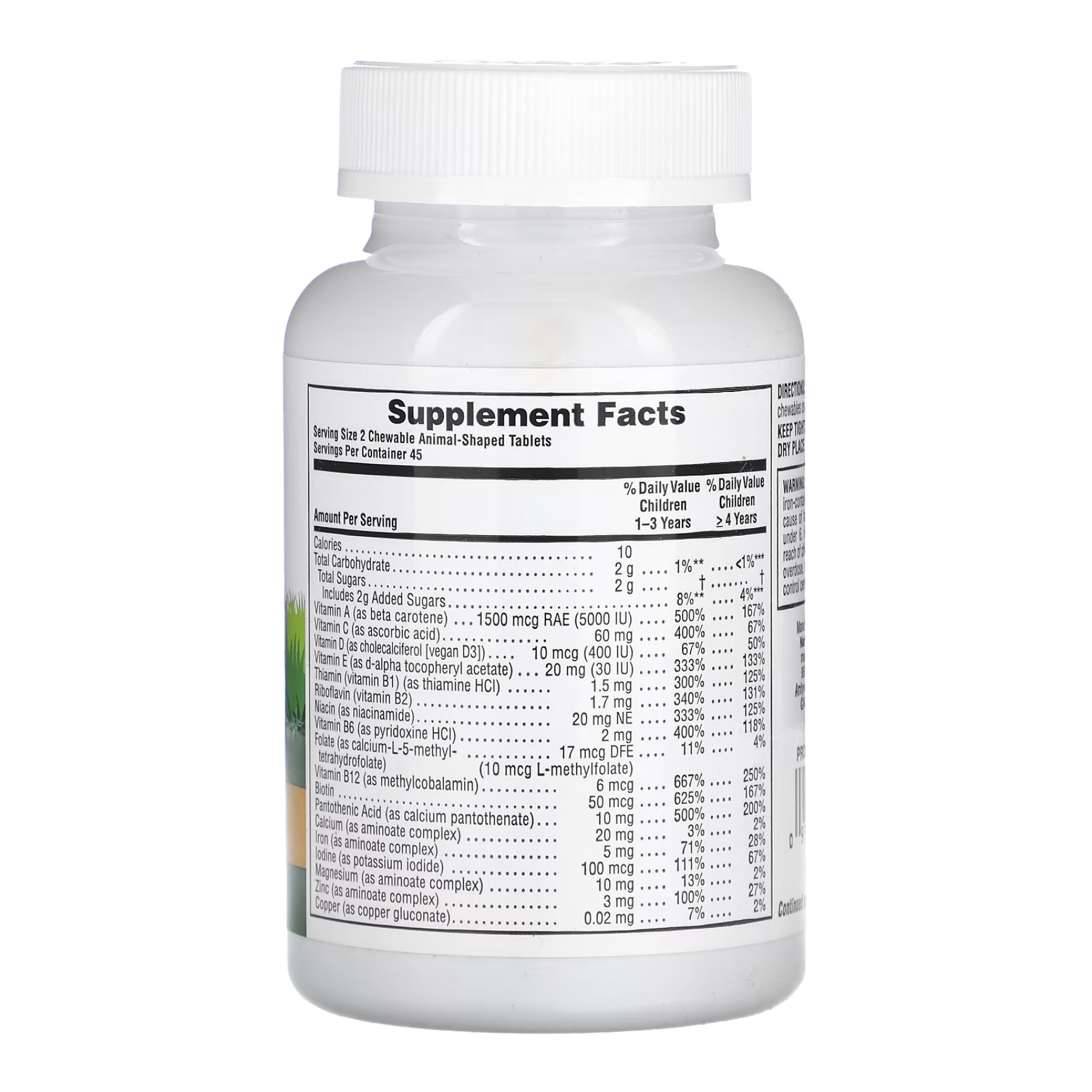 Children’s Multivitamin - 90 tabs Assorted фото2