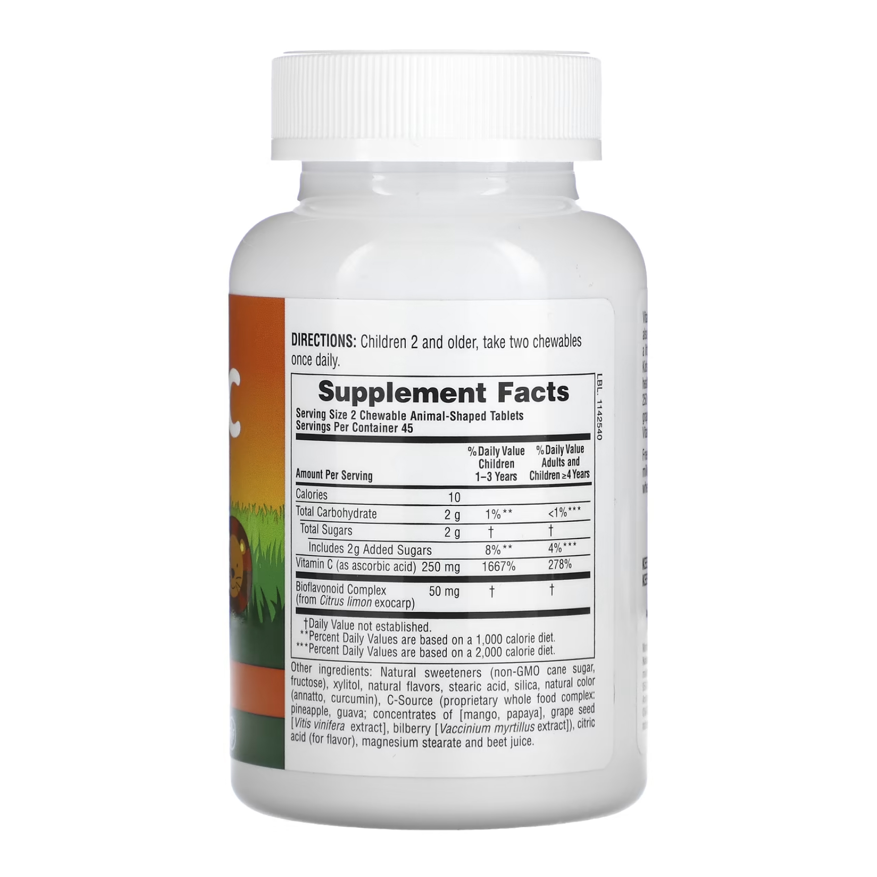 Kids Vit C Chewable - 90 tabs фото2
