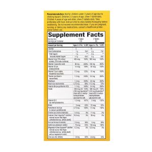 Alive! Children's Chewable Multivitamin - 120 tabs Orange and Berry фото3