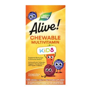 Alive! Children's Chewable Multivitamin - 120 tabs Orange and Berry фото1