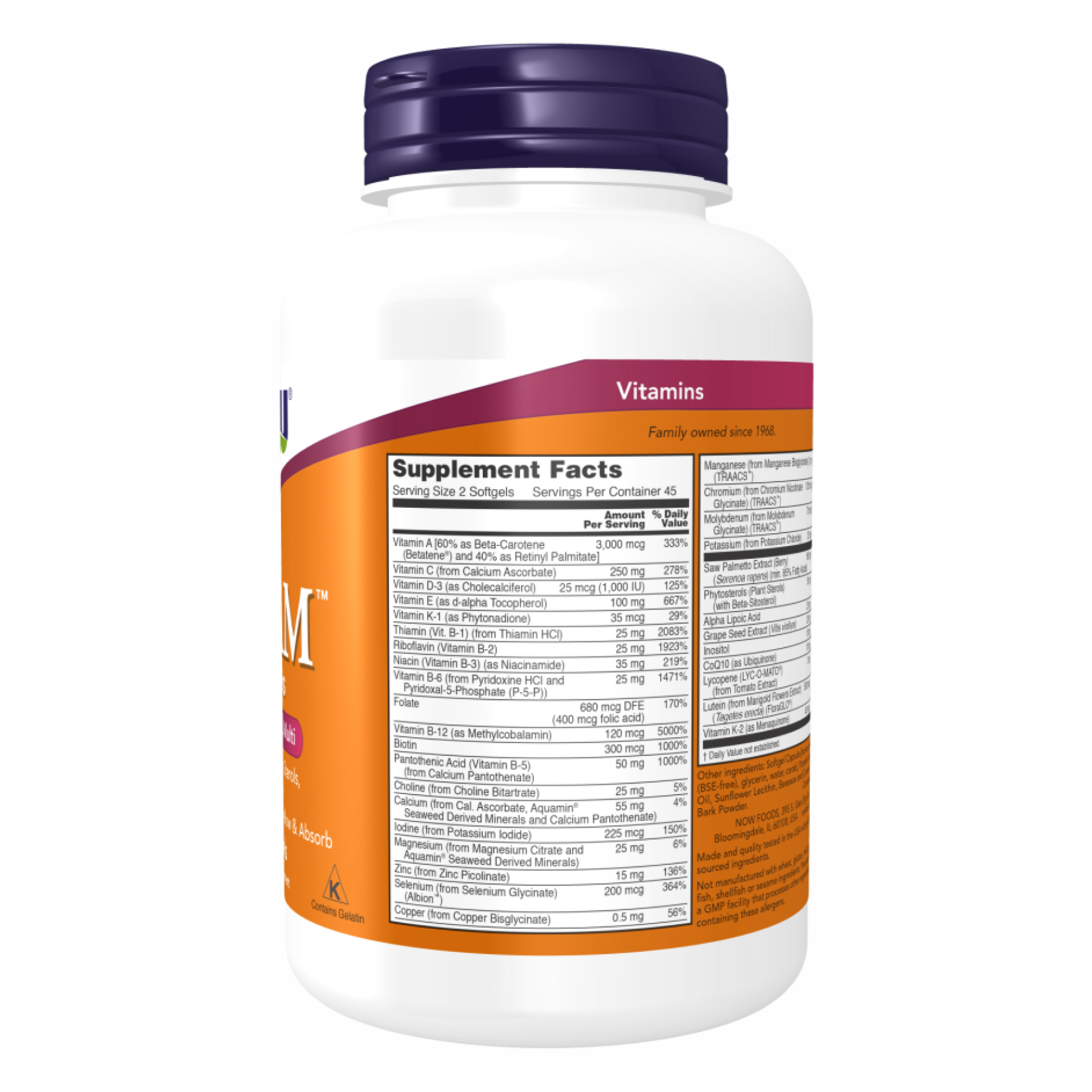 Adam Men's Multi - 180 Softgels фото2