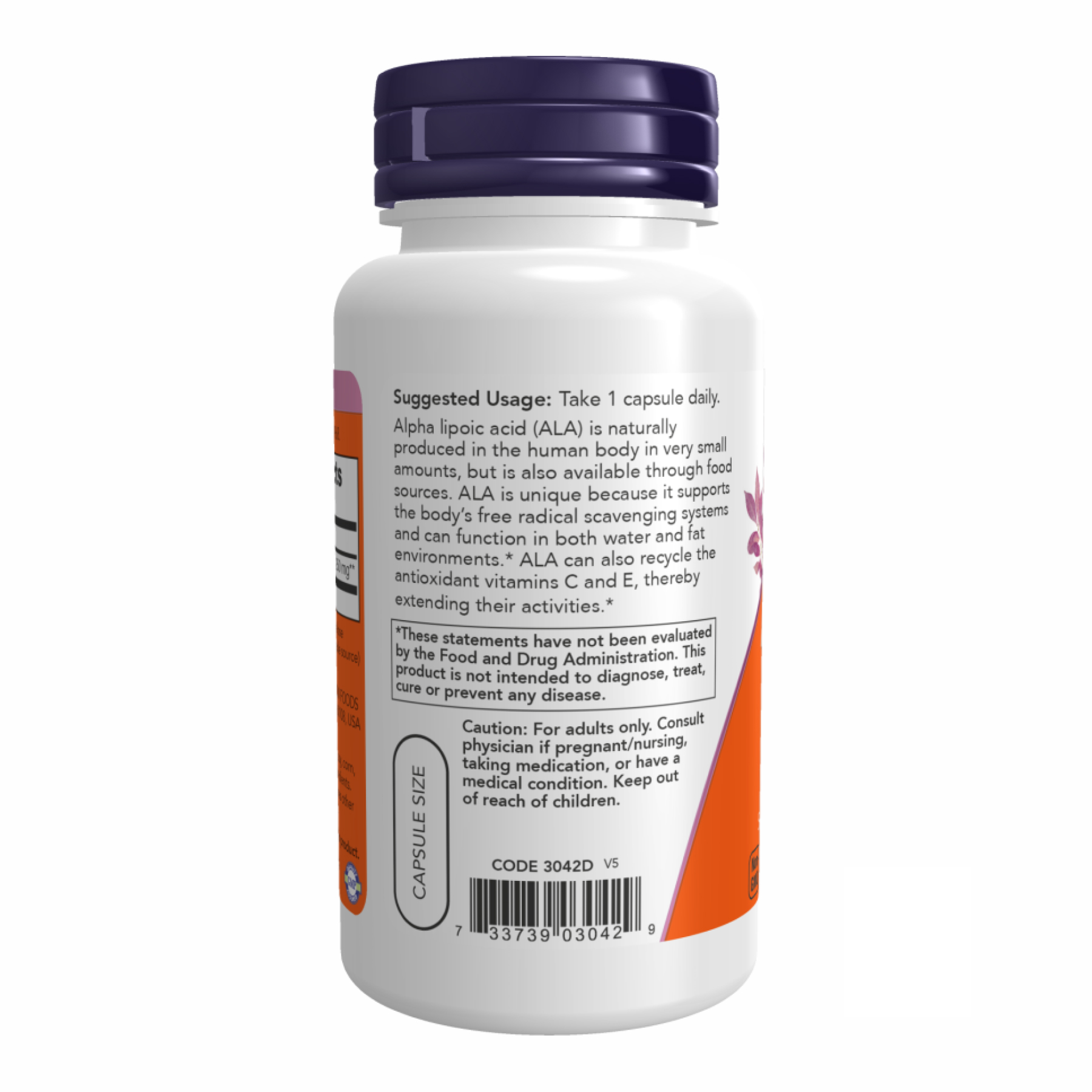Alpha Lipoic Acid 250 mg - 60 vcaps фото3
