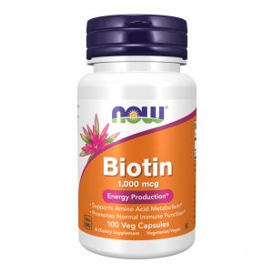 BIOTIN 1000mcg - 100 vcaps фото1