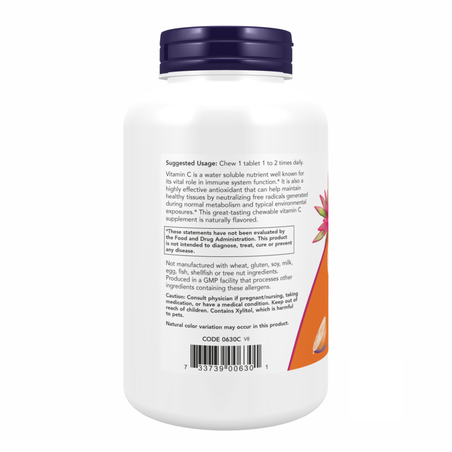 C-500 Chew Orange - 100 tabs фото3