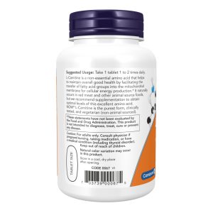 Carnitine Tartrate 1000mg - 100 tabs фото3