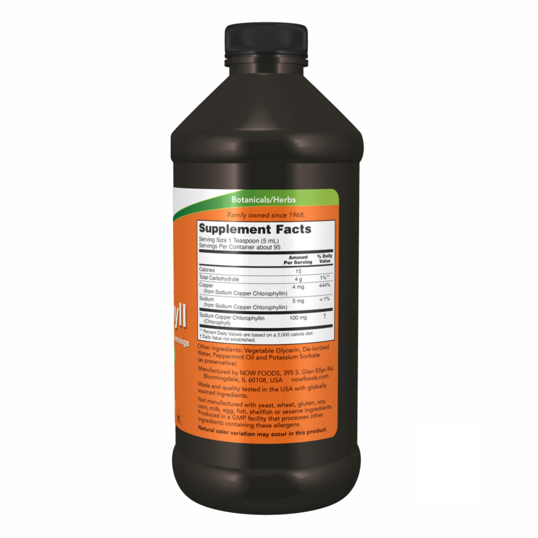 Chlorophyll Liquid Mint - 16 oz фото2